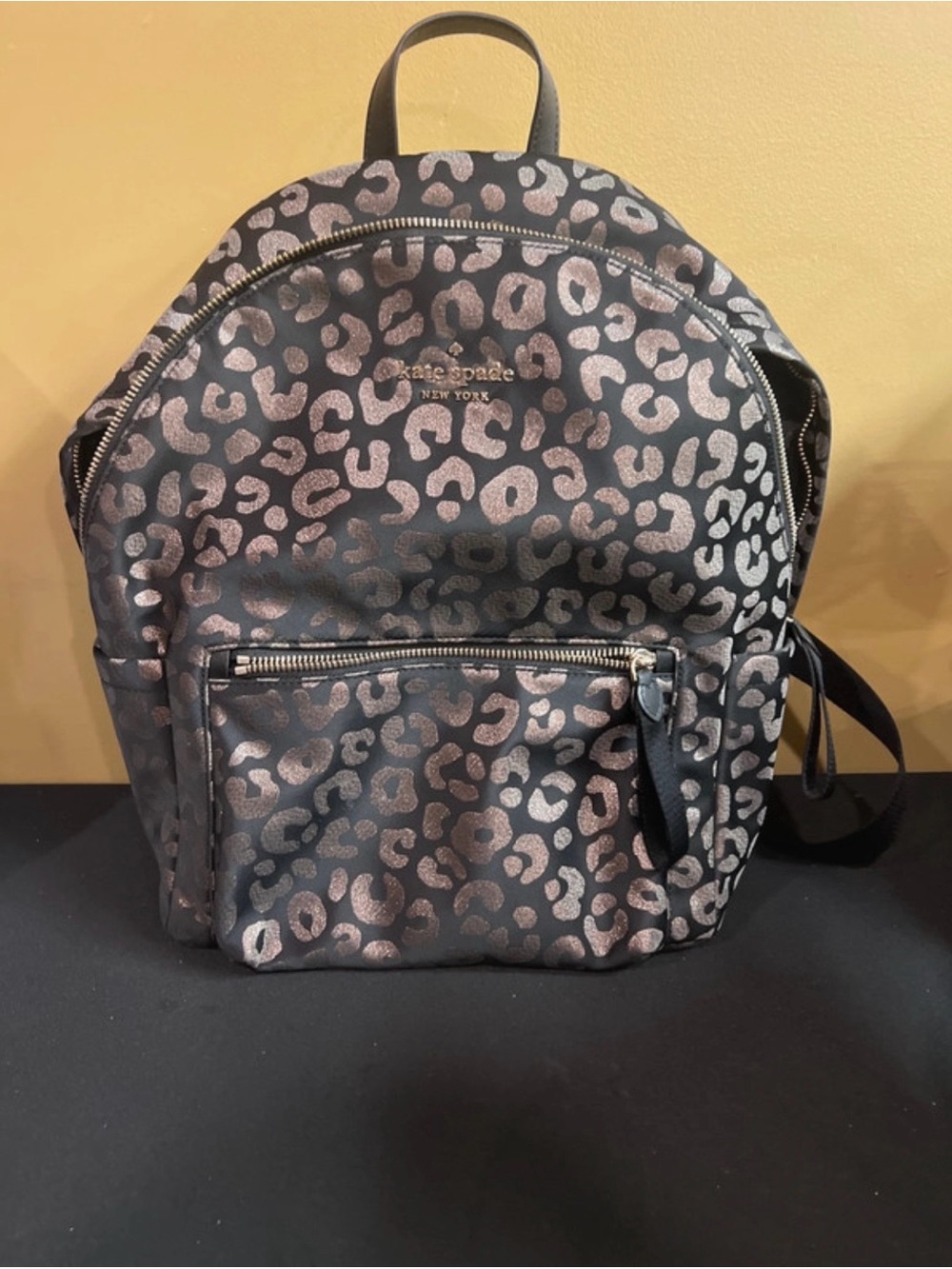 Kate Spade Leopard Print Large Chelsea Backpack